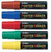 12mm Chisel<br>Poster Markers (Primary)<br>Sold Individually