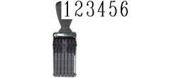 40207 - Number Stamp Size: 3 / 6-Band
Traditional