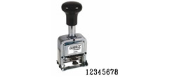 40244 - Number Stamp Size: 1 / 8-Band
Metal Self-Inking Automatic