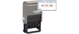 40320 - FAXED Dater 1" x 1-1/2"
Plastic Self-Inking 