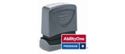 7520-01-381-8075 - AbilityOne C-11 XstamperVX Pre-Inked Message Stamp
 11/16" x 1-15/16" 
 7520-01-381-8075