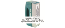 n40-north-dakota-notary-small-pocket-stamp-1-2-inch-x-2-inch-xstamper-pre-inked