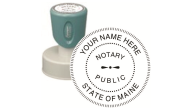 n53-maine-notary-round-circular-pre-inked-stamp-short-handle-1-9-16-inch-xstamper